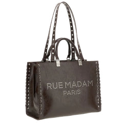 Rue Madam Sioux Tote Donna Marrone