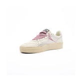 4B12 Sneakers Hyper-D102 Bianco/Lilla