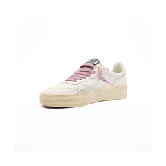 4B12 Sneakers Hyper-D102 Bianco/Lilla