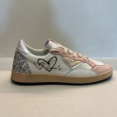 4B12 Sneakers Play.New D162 Bianco/Cipria