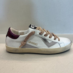 4B12 Sneakers Suprime DB254 Bianco/Viola
