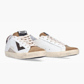 4B12 Sneakers Suprime DB259 Bianco/Beige