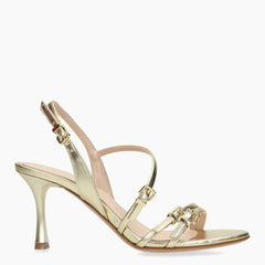 Albano Sandalo con Tacco Platino