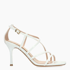 Albano Sandalo con Tacco Bianco