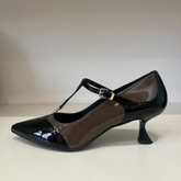 Albano 2937 Décolleté Donna Nero/Taupe