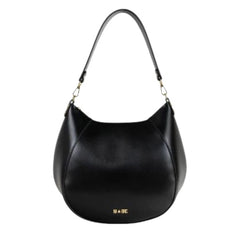 Braccialini Borsa in Pelle Curvy Nera