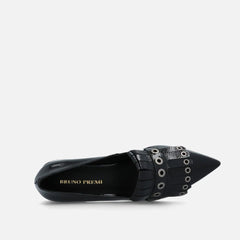 Bruno Premi Mocassino in Pelle Nero