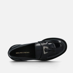 Bruno Premi Mocassino in Pelle Nero