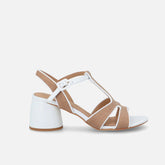 Bruno Premi BL3002X Sandali Donna Bianco/Cuoio