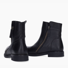 Bueno Stivaletto in Pelle Nero