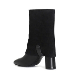 CafèNoir Tronchetto in Pelle Nero