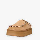 Colors of California Sabot Platform Tan