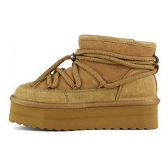 Colors of California Stivale Platform Mountain Look Tan