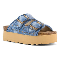 Colors of California BES41 Sandali Platform Denim