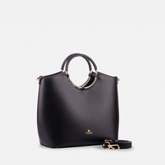 Cuoieria Fiorentina Oblò Borsa Donna Nero