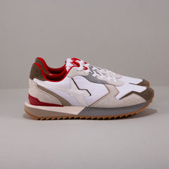 W6YZ NICK-UNI Sneakers   White-Taupe