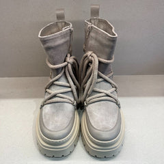 Elena Stivaletto Beige Ivory