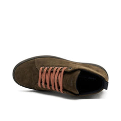 Frau Polacchino Alto in Pelle Scamosciata Felce