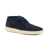 Frau 24B5 Polacchino in Pelle Scamosciata Blu/Panna