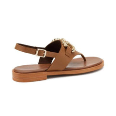 Frau 86M5 Sandalo Infradito con Accessorio Gioiello Mou