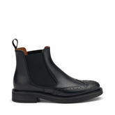 Frau 96L6 Beatles a Coda di Rondine in Pelle Donna Nero