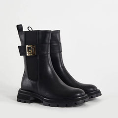 Gaudì Stivaletto in Pelle Black