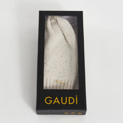 Gaudì Berretto Beanie in Maglia Cream
