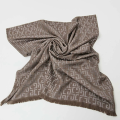Gaudì V5AI-12608 Sciarpa con Logo Donna Taupe