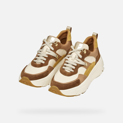 Geox D36UFE Sneakers Donna Mud/Beige