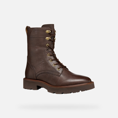 Geox D564ZC Stivaletti Donna Brown