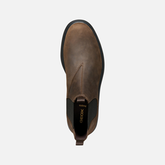 Geox U46FRA Stivaletti Chelsea Uomo Coffee