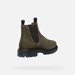 Geox U46FRA Stivaletti Chelsea Uomo Military