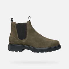 Geox U46FRA Stivaletti Chelsea Uomo Military