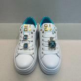Gio+ Sneakers Pia Bianco/Turchese