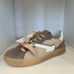 Gio+ Blue 30A Sneakers Donna Orsetto Beige