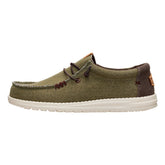 Hey Dude Wally Braided Uomo Burnt Olive/Delicioso Brown