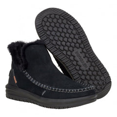 Hey Dude Camden Suede W Black