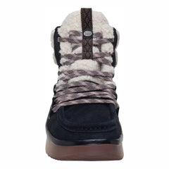 Hey Dude Wendy Peak Apres Suede Cozstit 44367 Donna Black/Tan