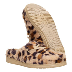 Hey Dude Wendy Slipper Leo Fur 44714 Donna Tan/Multi