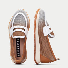 Hispanitas Mocassino Sport Kansas Cuoio/Bianco