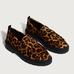 Hoff Mocassino School Animal Print Marrone