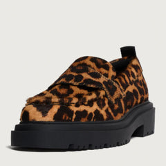 Hoff Mocassino School Animal Print Marrone