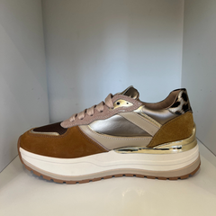 Janet & Janet J411 Sneakers Donna Cuoio/Gold