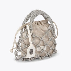 Kurt Geiger Borsa Piccola Macrame Crystal
