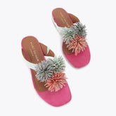 Kurt Geiger Sandalo con Pompon Multicolor