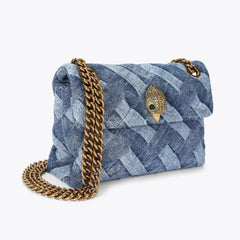 Kurt Geiger Borsa Mini Kensington in Denim