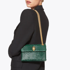 Kurt Geiger Mini Borsa Kensington in Pelle Dark Green