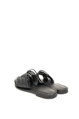 L'Angolo del Cuoio Sara Sandalo Nero