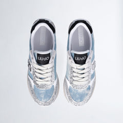Liu Jo Maxi Wonder 71 Sneaker  DENIM/GLITTER