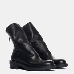 Metisse Tronchetto in Pelle Nero